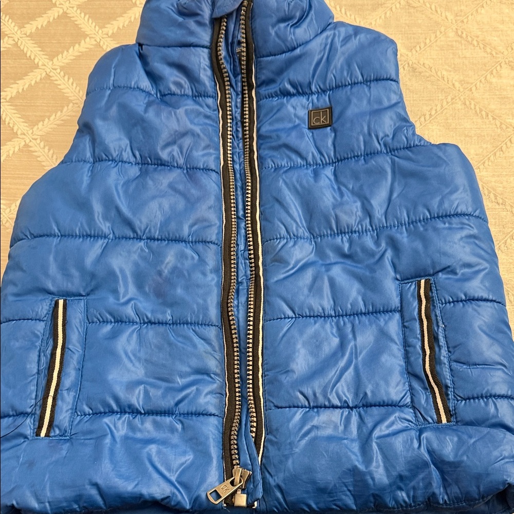 Calvin Klein Vibrant Blue Quilted Vest